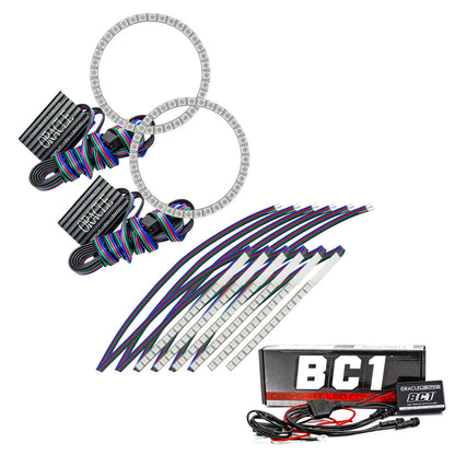 ORACLE Lighting Oracle 15-17 Ford Mustang V6/GT/Shelby DRL Upgrade w/ Halo Kit - ColorSHIFT w/ BC1 Controller 2267-335 2267-335 Photo - Primary