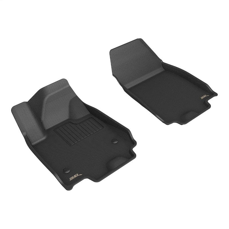 3D MAXpider ACE Kagu - Rear - Black Floor Mats Floor Mats - Rubber main image