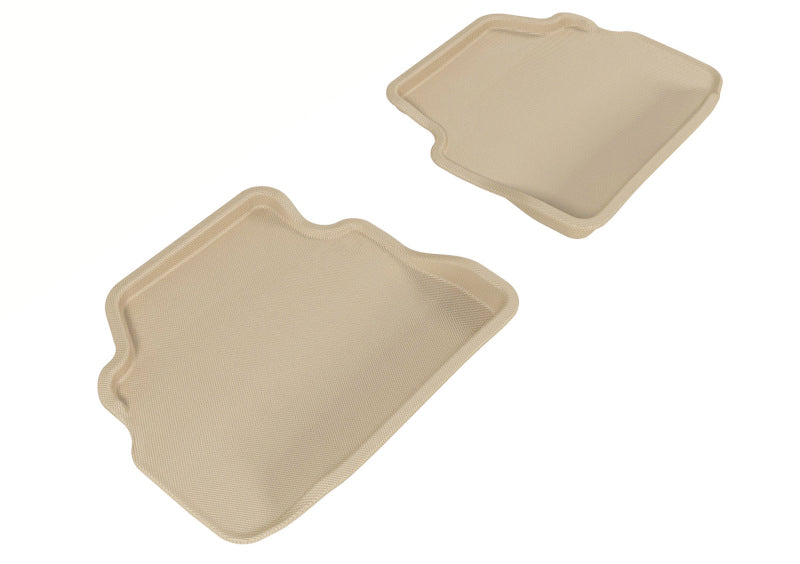3D MAXpider 2007-2013 BMW 3 Series E92 Kagu 2nd Row Floormats - Tan L1BM02521502 L1BM02521502 Photo - Primary