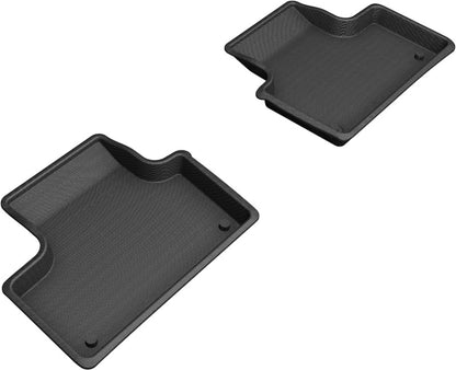 3D MAXpider 18-21 Volvo XC60 T8 Twin Engine Kagu 2nd Row Floormats - Black L1VV02721509 L1VV02721509 Photo - Primary