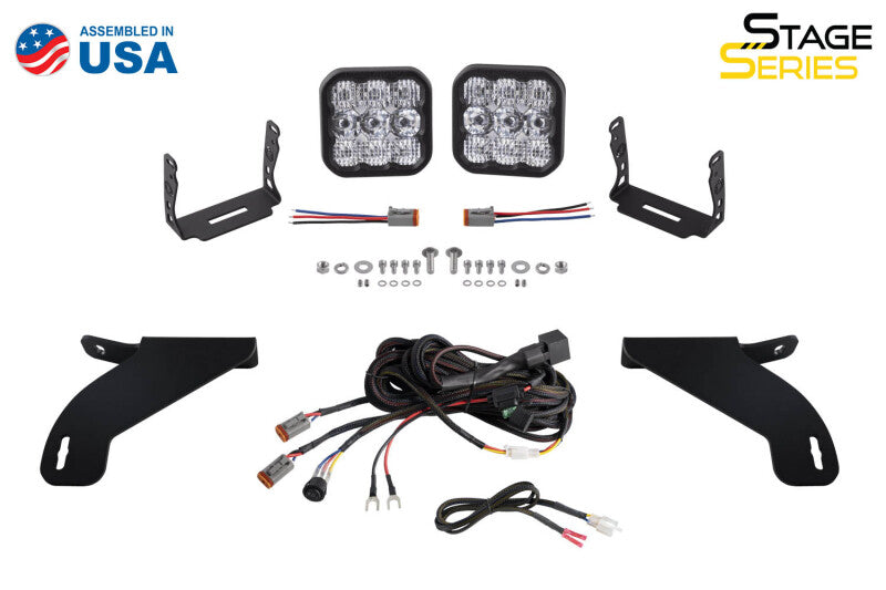 Diode Dynamics 21-22 Ford F-150 SS5 Bumper LED Pod Light Kit - Pro White Driving DD7332 DD7332 User 8