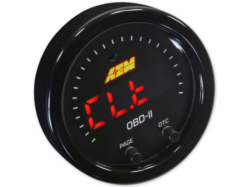 AEM Electronics X-Series OBDII Digital Datastream Gauge Black Bezel & Black Face plate 30-0311 Photo - out of package