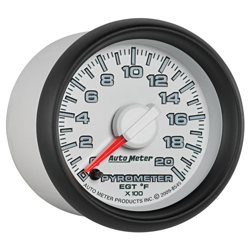 Autometer 2-1/16" Pyrometer, 0-2000 °F, Stepper Motor, Gen 3 Dodge Factory Match 8545 User 5
