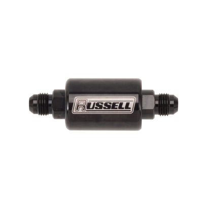 Russell Check Valve -6 AN Male to -6 AN MALE - Black Finish 650603 Photo - Primary