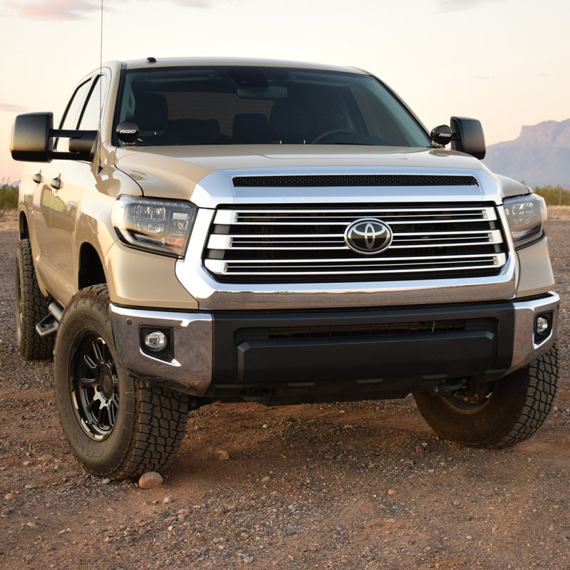 Rigid Industries 2014-2022 Toyota Tundra A-Pillar Light Kit (Includes 4 inch 360-Series Drive) 46706 46706 Photo - Mounted