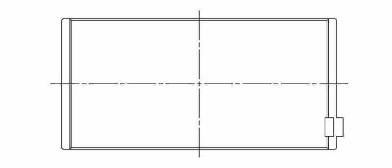 ACL Mitsubishi 4 3.2L(4M41T) 1999-on Race Series Engine Connecting Rod Bearing Set 4B1800H-STD 4B1800H-STD Technical Drawing