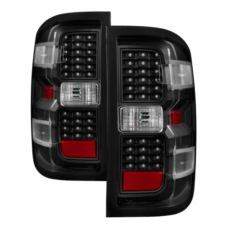 SPYDER xTune Chevy 1500 14-16 / Silverado 2500HD/3500HD LED Tail Lights - Black ALT-JH-CS14-LED-BK 9036545 9036545 Photo - Primary