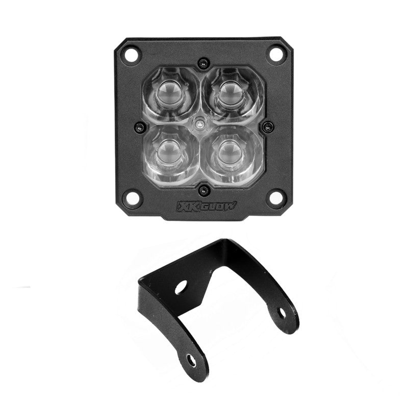 XKGLOW C3 Flush Mnt Cube Spot Beam Ea XK065002-S