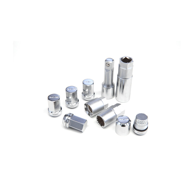 Rays M12x1.50 19mm Hex w/ 2 Piece Double Lock Nut Set - Chrome W19DL12150C W19DL12150C User 1