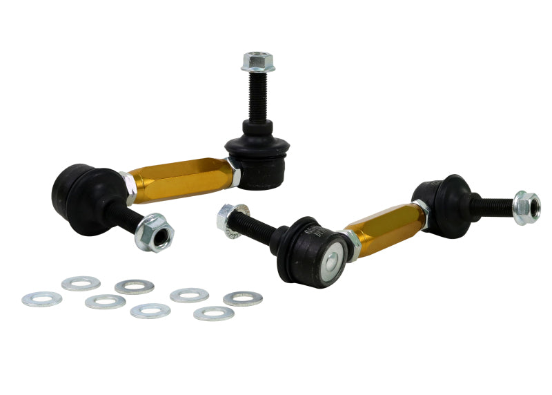 Whiteline Sway Bar Link Kit Heavy Duty Adj Steel Ball Audi A3 2006-2012 KLC141 Photo - Primary