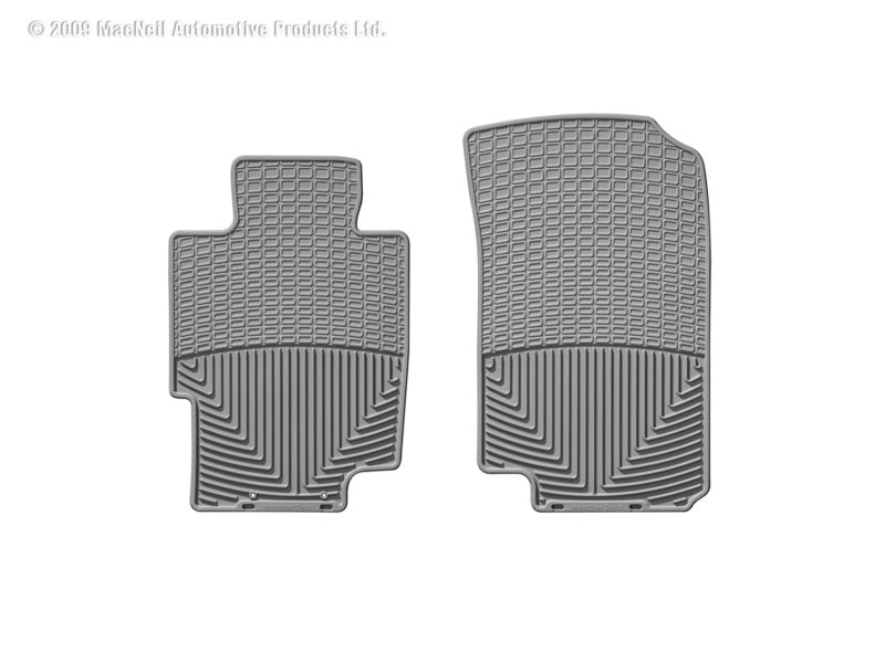 WeatherTech 04-08 Acura TL Front Rubber Mats - Grey W58GR W58GR Photo - Primary