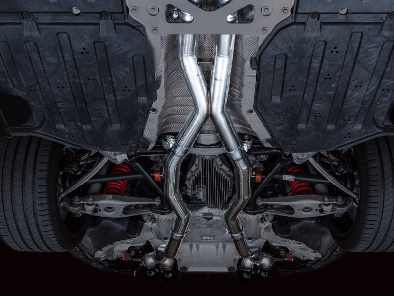 AWE Tuning AWE Track Edition Catback Exhaust for BMW G8X M3/M4 - Diamond Black Tips 3020-42482 3020-42482 Photo - Mounted