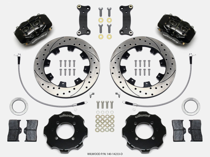 Wilwood FDL Front Hat Kit, 12.19", Drilled, 2016-Up Mazda MX5 Miata 140-14233-D Photo - Primary