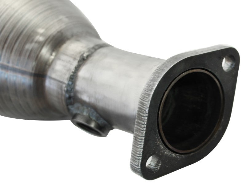 aFe 08-13 BMW 128i (E82/88) L6 3.0L Twisted Steel 304 Stainless Steel Long Tube Header w/ Cat 48-36307-1 48-36307-1 Photo - Close Up