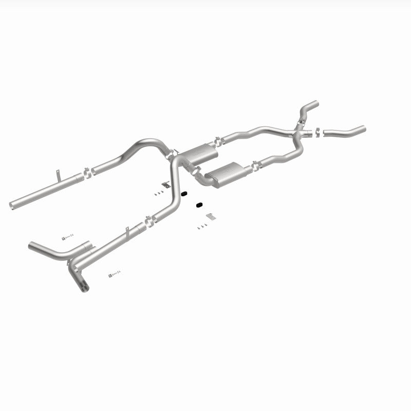 MagnaFlow Chevrolet Bel Air Street Series Crossmember-Back Performance Exhaust System 16596 360 Degree Image Set