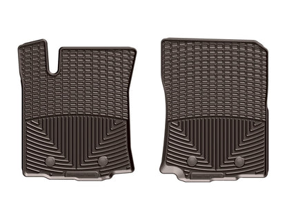 WeatherTech 2018+ Toyota Tacoma Front Rubber Mats - Cocoa W378CO W378CO Photo - Unmounted