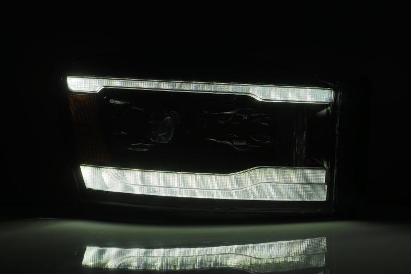 AlphaRex 06-08 Dodge Ram 1500HD PRO-Series Projector Headlights Plank Style Black w/Seq Signal/DRL 880532 880532 User 2