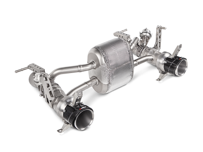Akrapovic 16-17 Ferrari 488 GTB/488 Spyder Slip-On Line (Titanium) w/ Carbon Tips MTP-FE488H MTP-FE488H Photo - Primary