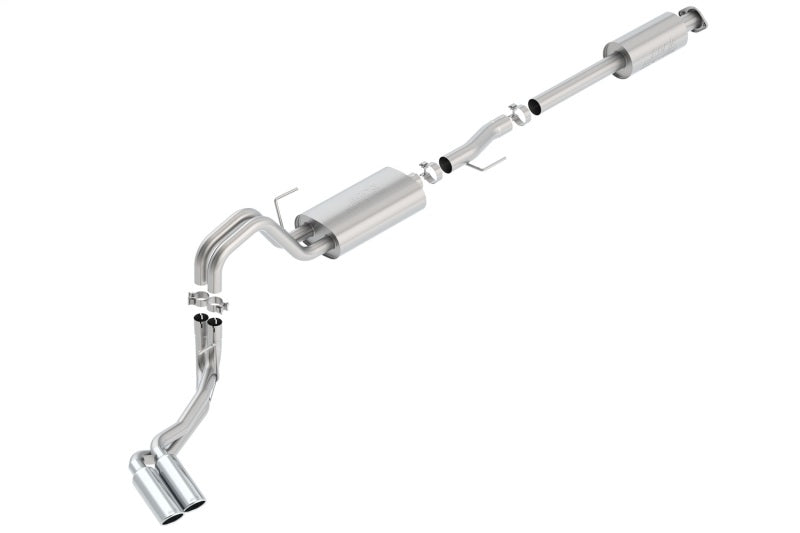 Borla 15-16 Ford F-150 3.5L EcoBoost Ext. Cab Std. Bed Catback Exhaust S-Type Truck Side Exit 140618 140618 Photo - Primary