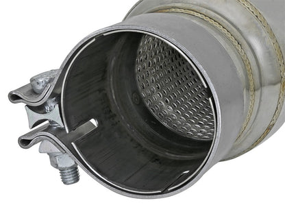 aFe Resonator - MACH Force-Xp 409 Stainless Steel 3in Inlet/Outlet x 4in 49M10001 Photo - Unmounted