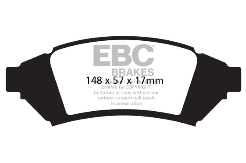 EBC Disc Brake Pad Set UD1000 Photo - Primary