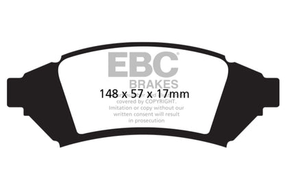EBC Disc Brake Pad Set UD1000 Photo - Primary