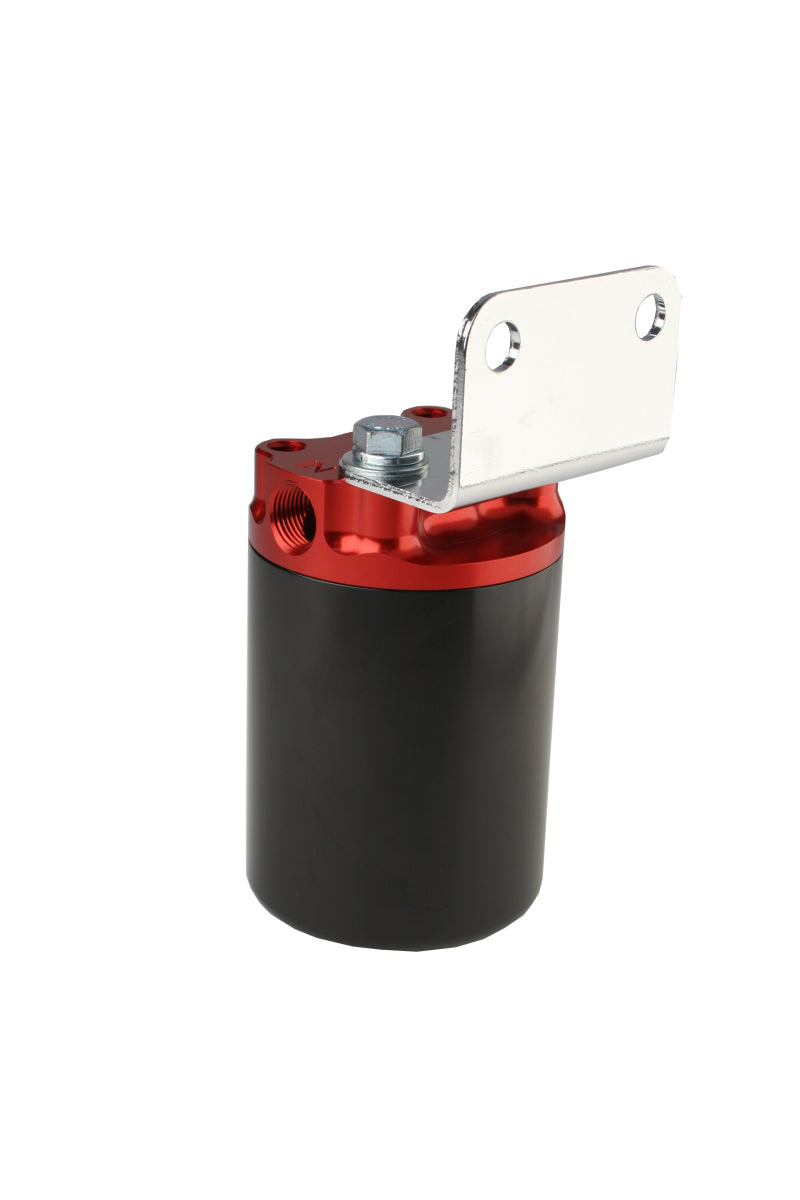 Aeromotive 10 Micron, Red/Black Canister Fuel Filter 12317 Photo - Primary