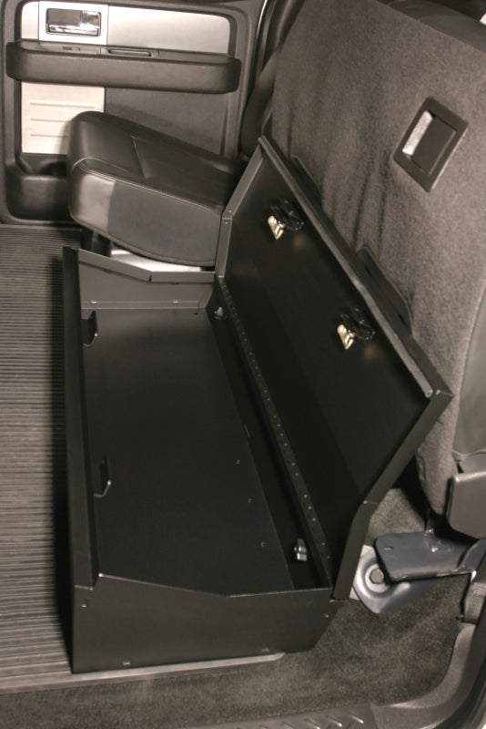 Tuffy Products Tuffy Ford F150 Supercrew W/ Subwoofer Underseat Lockbox 2/3 Length W/ Keyed Lock For 287-01 287-01 Photo - Mounted