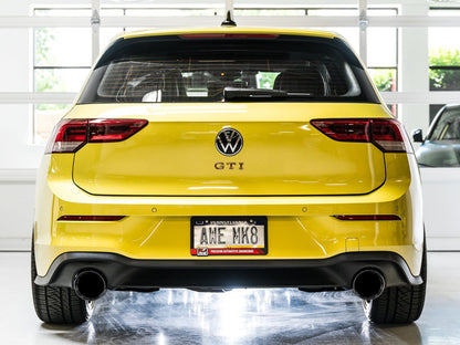 AWE Tuning AWE 2022 VW GTI MK8  Track Edition Exhaust - Diamond Black Tips 3020-33658 3020-33658 Photo - Mounted