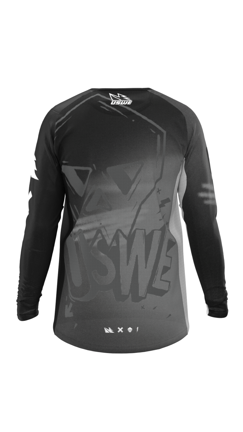 USWE Kalk Cartoon Off-Road Jersey Black - XS 80951041999103