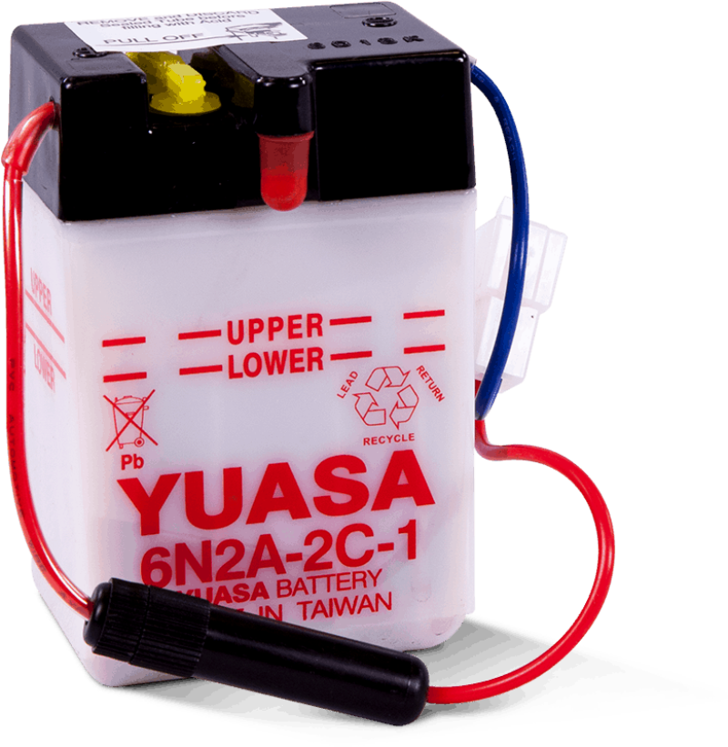 Yuasa Battery Yuasa 6N2A-2C-1 Conventional 6 Volt Battery YUAM262C1