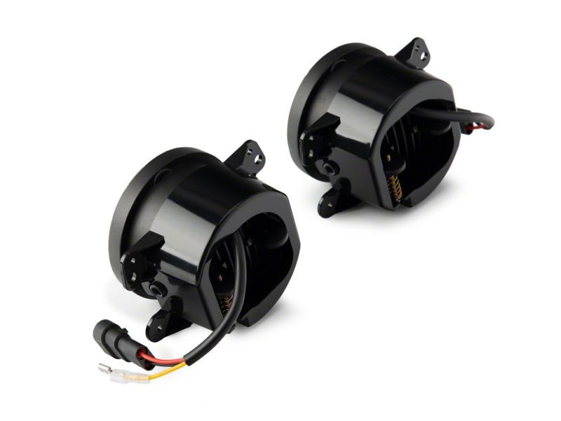Raxiom 07-18 Jeep Wrangler JK Axial Series 4-In LED Fog Lights- Clear J167046 J167046 Photo - Close Up