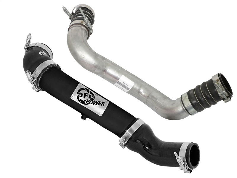 aFe BladeRunner 3in Aluminum Intercooler Tubes Hot and Cold Nissan Titan 46-20284-B Photo - Unmounted