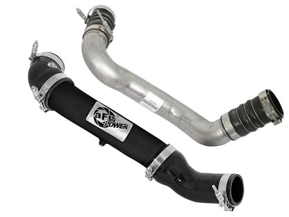 aFe BladeRunner 3in Aluminum Intercooler Tubes Hot and Cold Nissan Titan 46-20284-B Photo - Unmounted