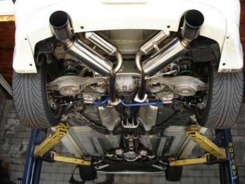 HKS Full Dual Muffler G35 Coupe 32009-BN002 Photo - Primary