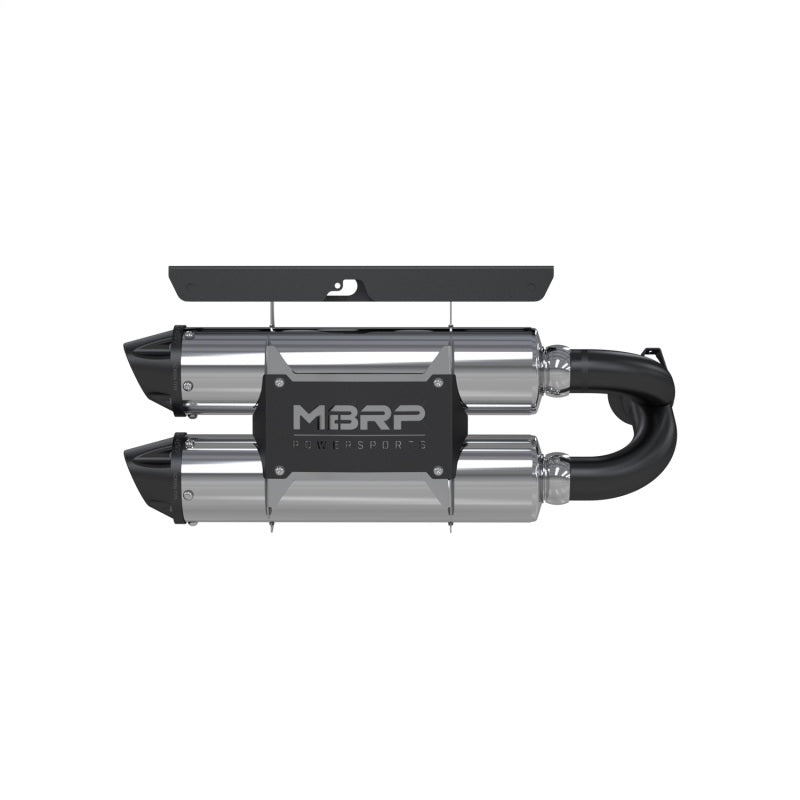 MBRP 2014 Polaris RZR XP 1000 Stacked Dual Slip-On Performance Series Exhaust AT-9516PT AT-9516PT Photo - Primary