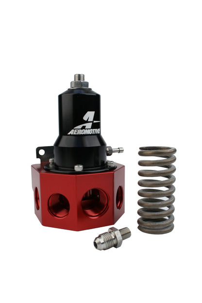 Aeromotive EFI Regulator Belt Drive, 30-120 psi, .500 Valve, 4x AN-08 & AN-10 13133 Photo - out of package