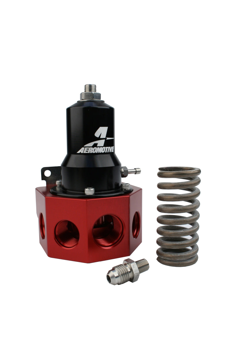Aeromotive EFI Regulator Belt Drive, 30-120 psi, .500 Valve, 4x AN-08 & AN-10 13133 Photo - out of package
