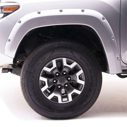 EGR 2017 Ford Super Duty Bolt-On Look Color Match Fender Flares - Set - Ingot Silver 793914-UX 793914-UX Photo - Mounted