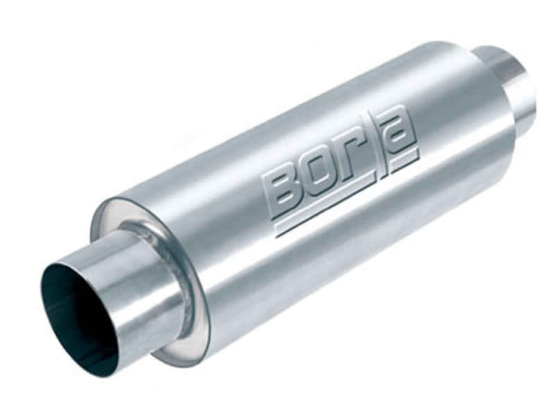Borla XR-1 Racing Sportsman 3 inch Outlet / 3 inch Inlet Round Muffler 40085 40085 Photo - Primary