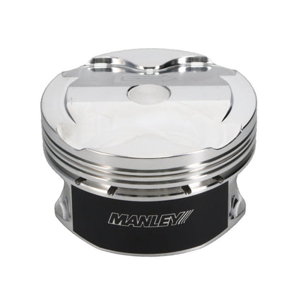 Manley 2018+ Ford Coyote 5.0L 6.75cc Dish 3.700in Bore 12:1 CR 22mm Pin Platinum Ext Duty Pistons 595938CE-8 595938CE-8 Photo - out of package