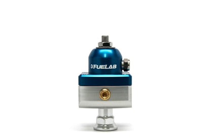 Fuelab 575 High Pressure Adjustable Mini FPR Blocking 25-65 PSI (1) -6AN In (2) -6AN Out - Blue 57504-3 57504-3 Photo - Primary