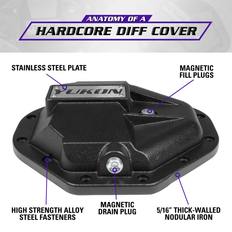 Yukon Gear & Axle Yukon Gear Hardcore Nodular Iron Cover for Chrysler 9.25in Rear Differential YHCC-C9.25 YHCC-C9.25 Photo - out of package