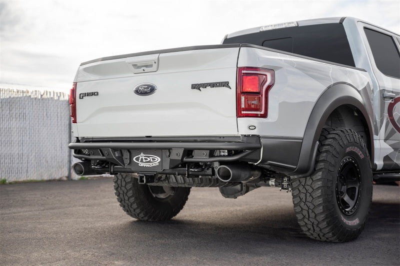 Addictive Desert Designs 17-19 Ford F-150 Raptor PRO Bolt-On Rear Bumper R118571280103 R118571280103 Photo - Mounted