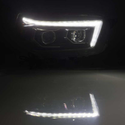 AlphaRex 10-13 Toyota 4Runner PRO-Series Projector Headlights Plank Style Black w/Seq Signal/DRL 880755 880755 User 5