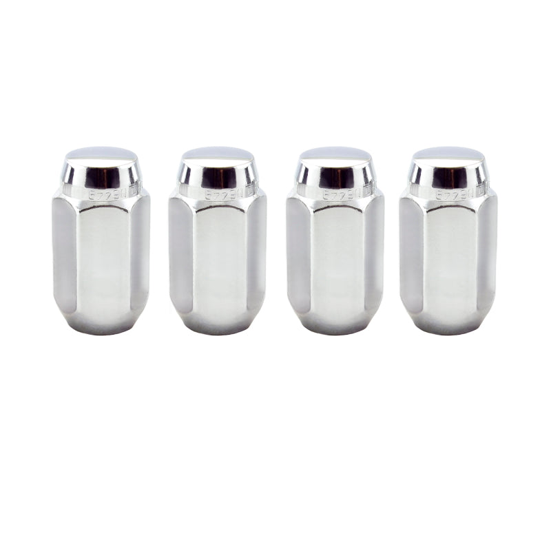 McGard Hex Lug Nut (Cone Seat) 9/16-18 / 7/8 Hex / 1.75in. Length (4-Pack) - Chrome 64008 64008 Photo - out of package