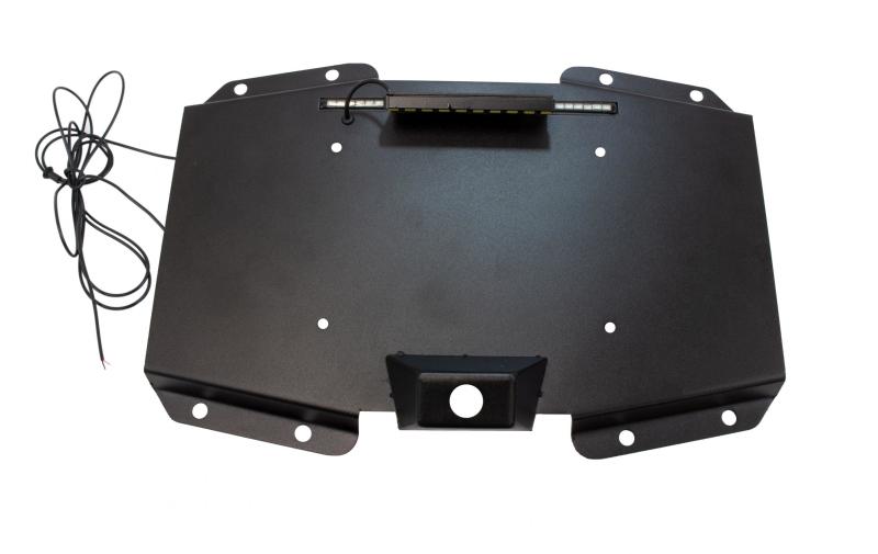 Kentrol 2018+ Jeep Wrangler JL Backside License Plate Mount Black 80718 80718 Photo - Primary