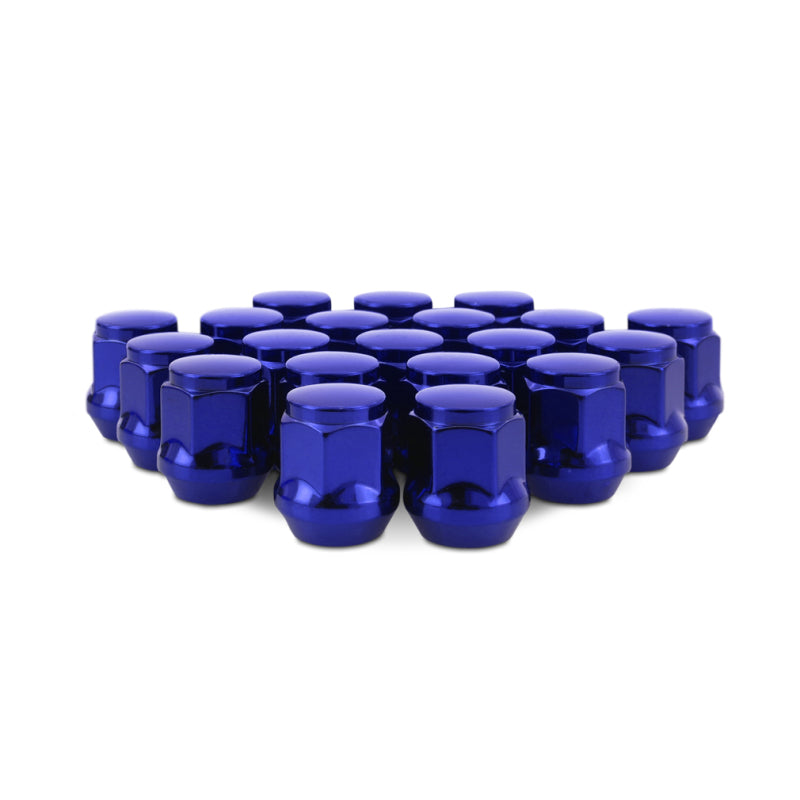 Mishimoto Steel Acorn Lug Nuts M12 x 1.5 - 20pc Set - Blue MMLG-AC1215-20BL MMLG-AC1215-20BL User 1