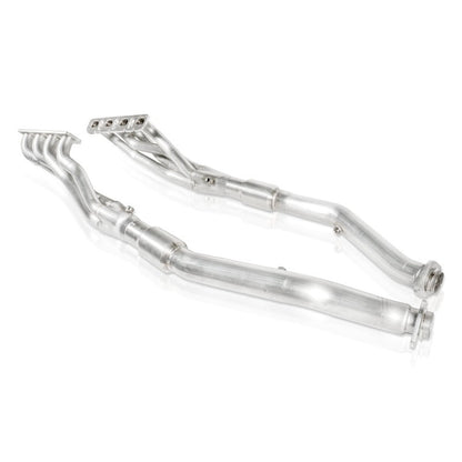 Stainless Works 2018 Jeep TrackHawk 6.2L Headers 1-7/8in Primaries High-Flow Cats 3in Leads JEEP1862HCAT JEEP1862HCAT Photo - Unmounted