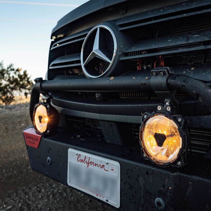 KC HiLiTES Gravity Titan LED 6in. - Pair Pack (SAE Driving Beam) 91405 91405 Photo - lifestyle view